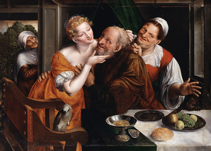 The Ill-Matched Lovers Painting