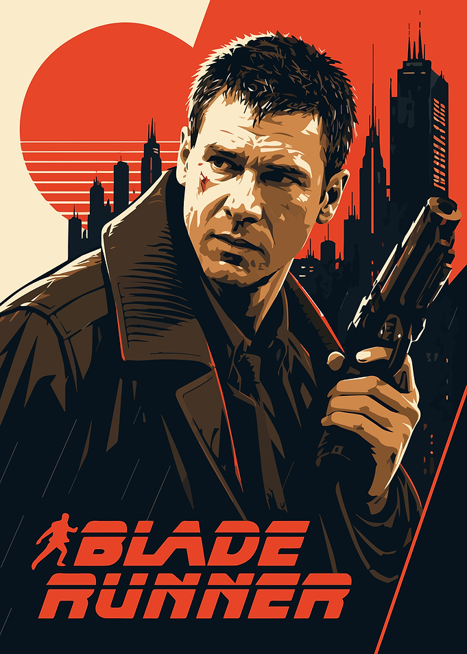 Blade Runner Rick Deckard Poster