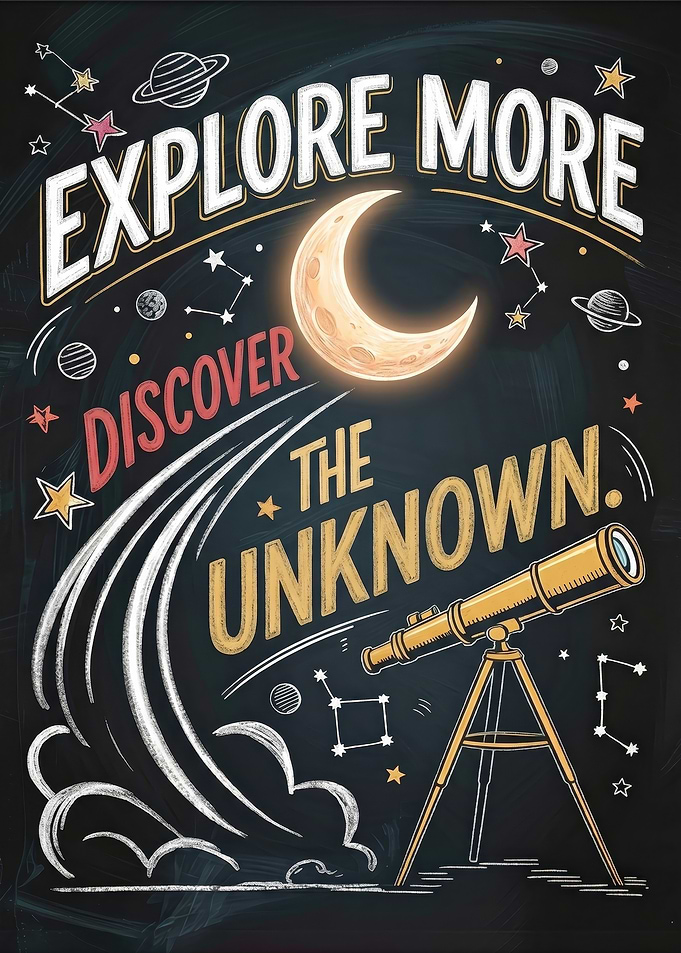 Explore More Discover The Unknown Motivational Poster