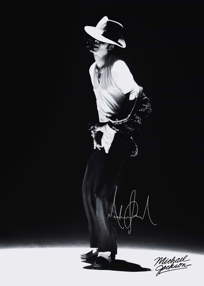 Michael Jackson Iconic Dance Pose Poster