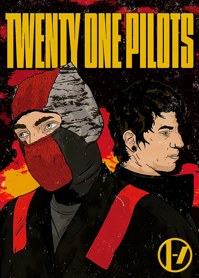 Twenty One Pilots Band Poster
