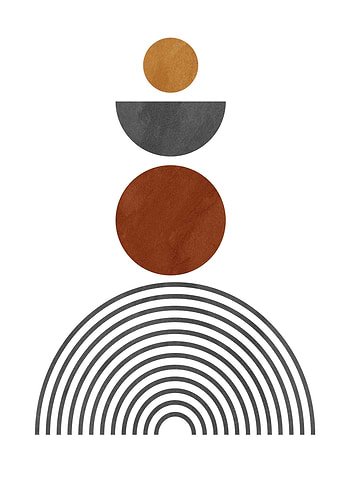 Minimalist Abstract Geometric Wall Art