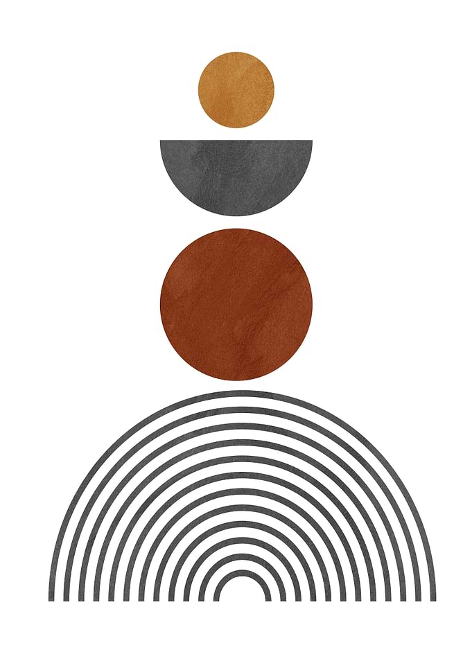Minimalist Abstract Geometric Wall Art