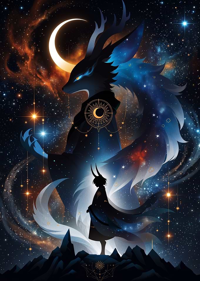 Celestial Fox Spirit and Guardian