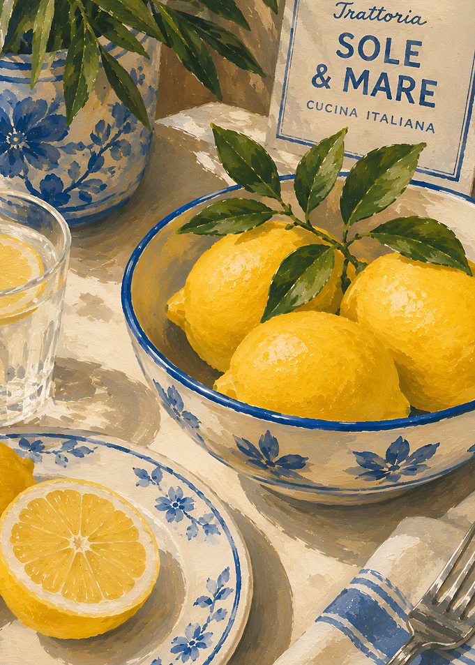 Lemon Italian Painting