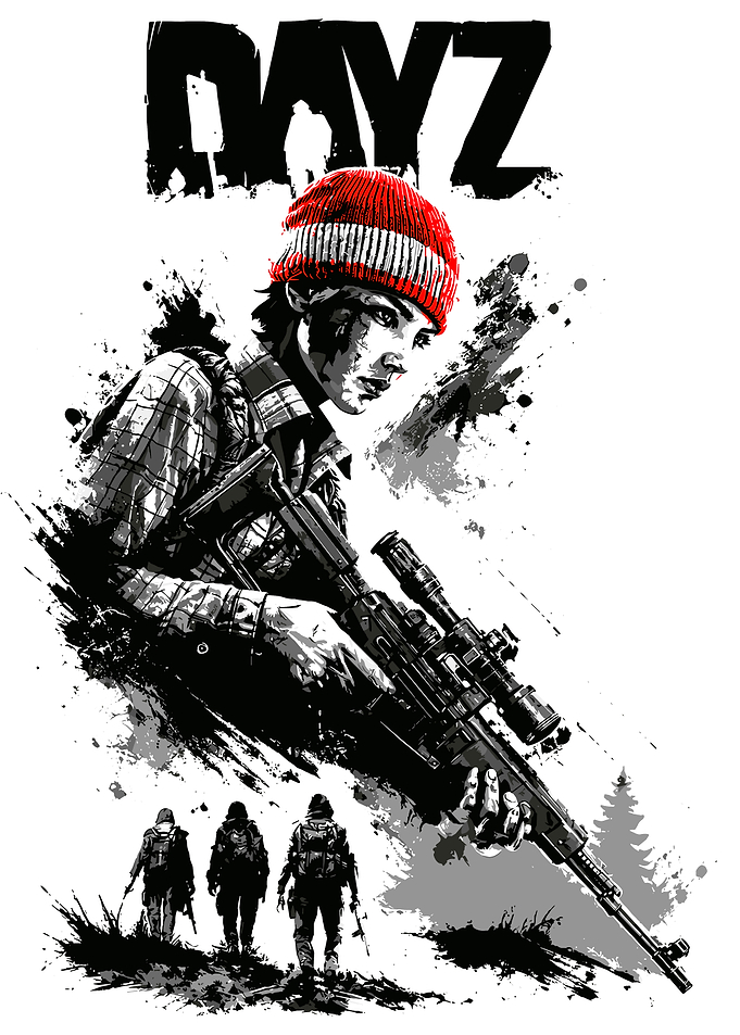 DayZ Survival Game Poster Art