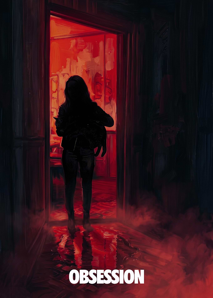 Obsession Dark Silhouette Poster