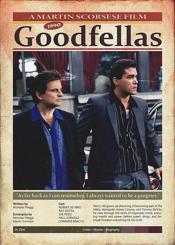 Goodfellas 1990 Movie Poster