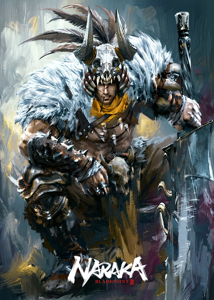 Naraka: Bladepoint Warrior Character Art