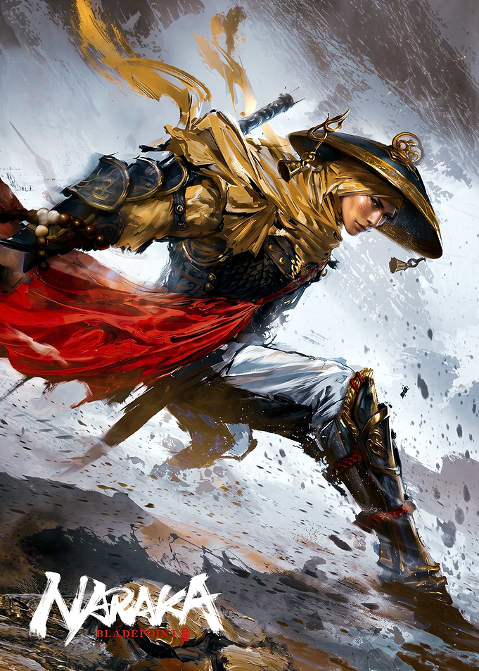 Naraka Bladepoint Warrior Action Art