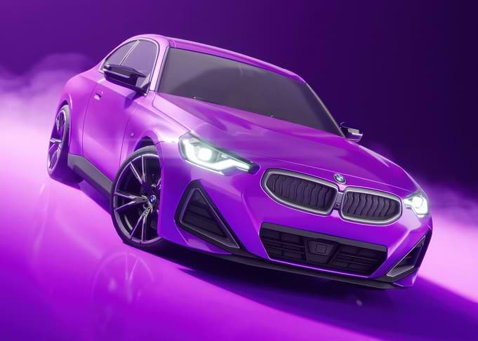 Vibrant Purple BMW 2 Series Coupe