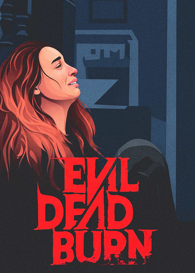 Evil Dead Burn Horror Movie Poster