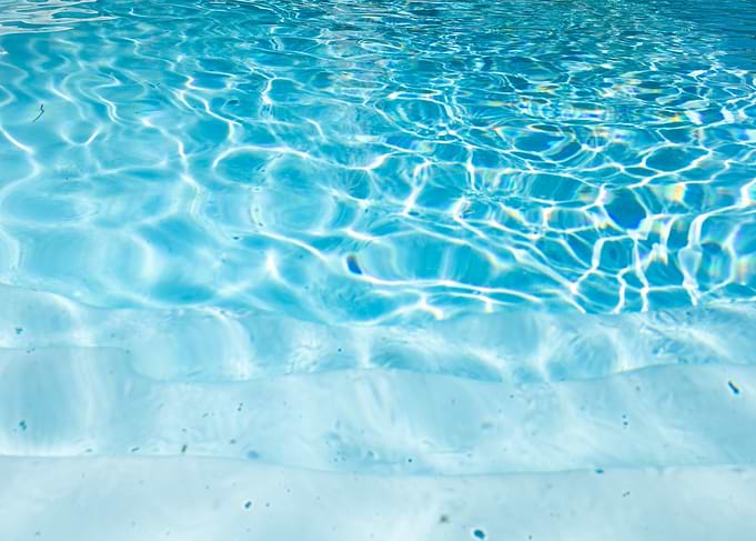 Clear Blue Swimming Pool Water