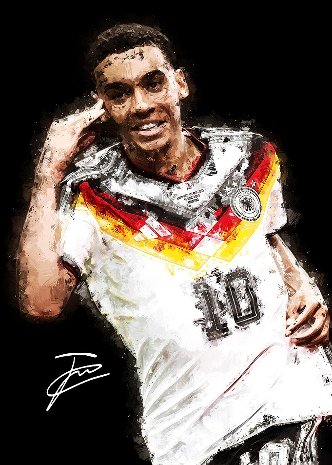 Jamal Musiala Soccer Portrait