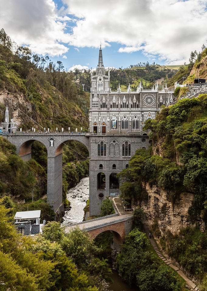Las Lajas Sanctuary in Colombia