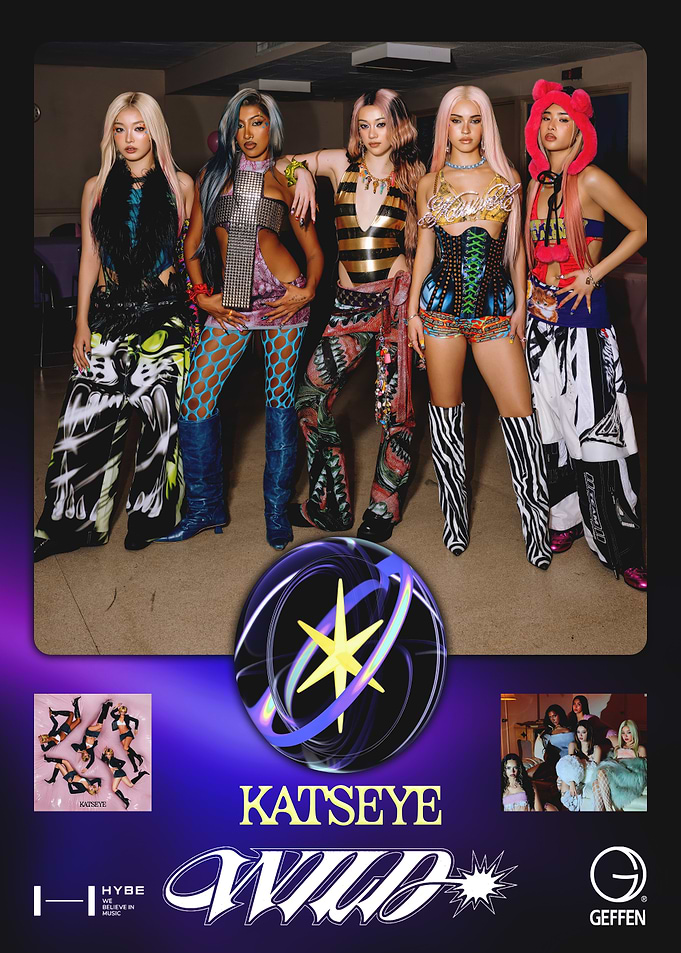 KATSEYE Wild Album Poster