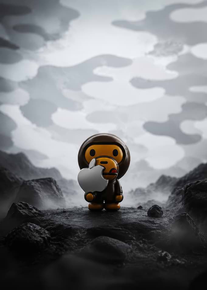 BAPE Baby Milo Apple Figure