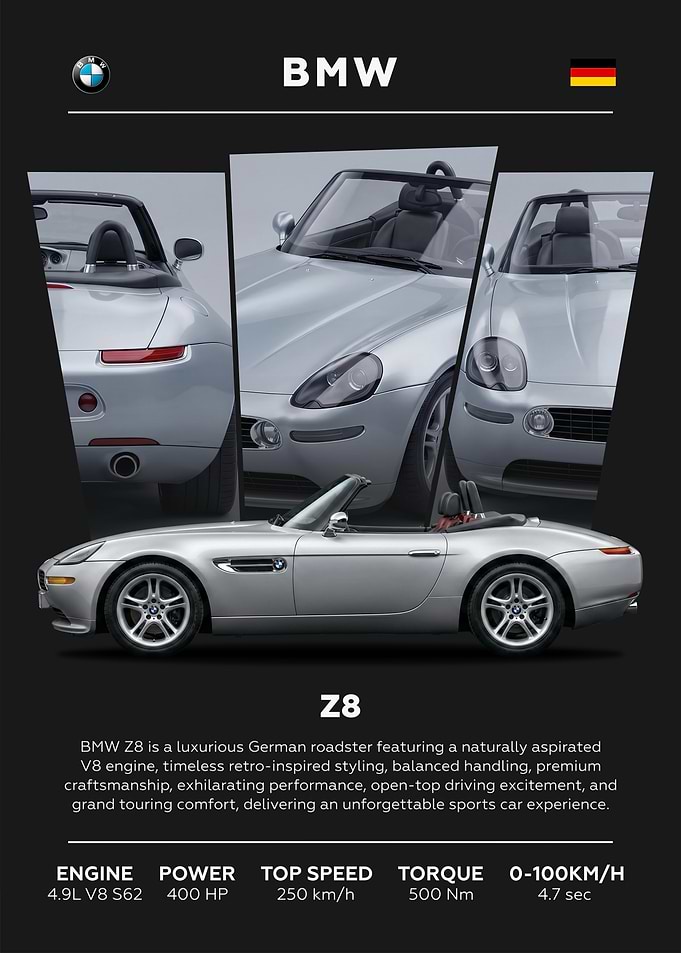 BMW Z8 Car Minimalist