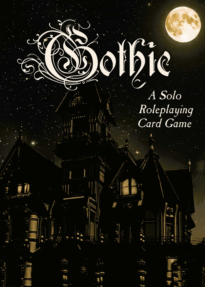 Gothic Solo Roleplaying Card Game Cover