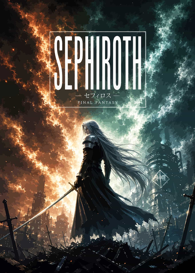 Sephiroth Final Fantasy Poster