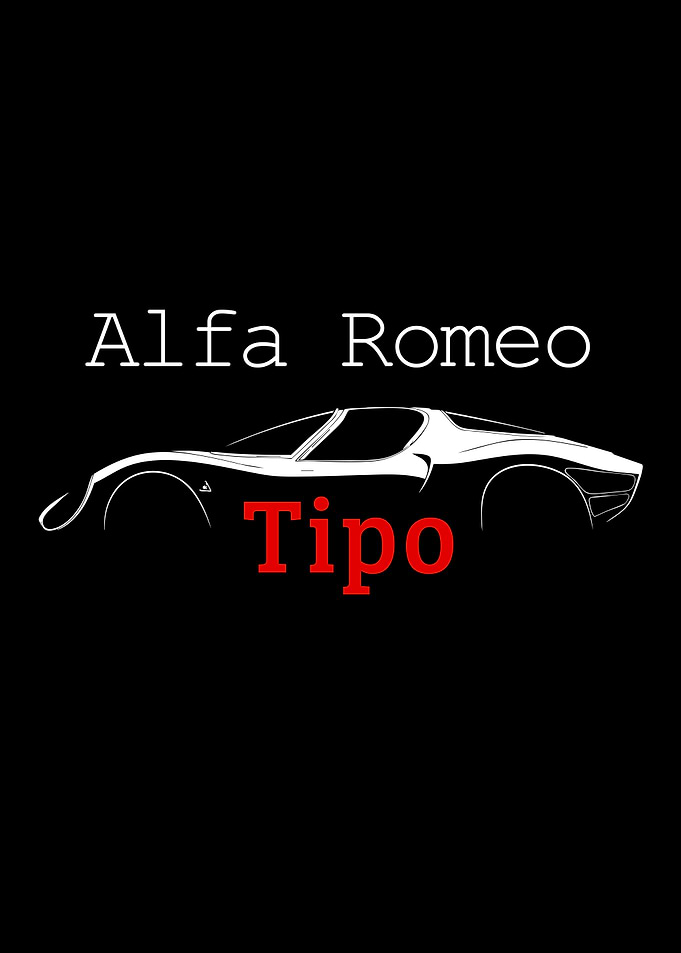 Alfa Romeo Tipo Minimalist Poster