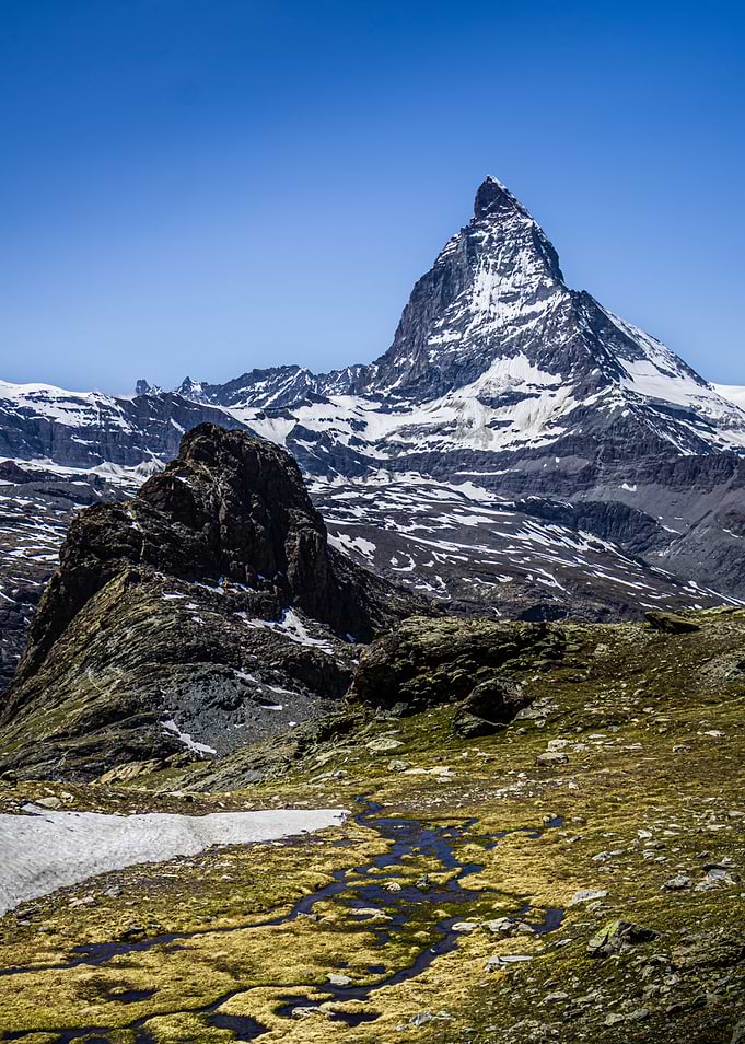 The Iconic Matterhorn Mountain Peak