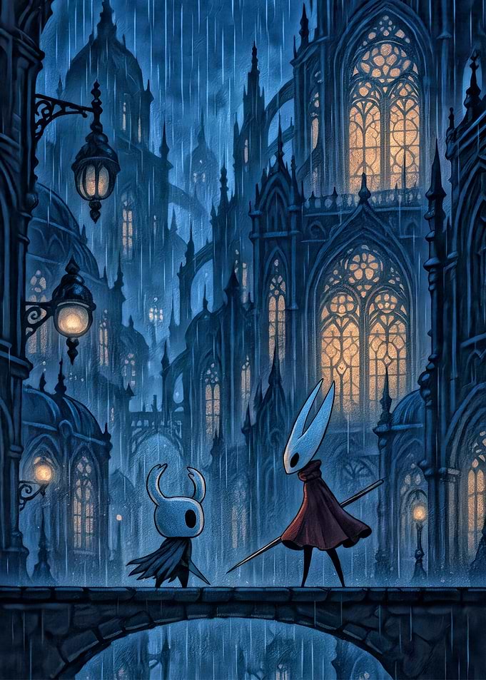 Hollow Knight and Hornet Encounter