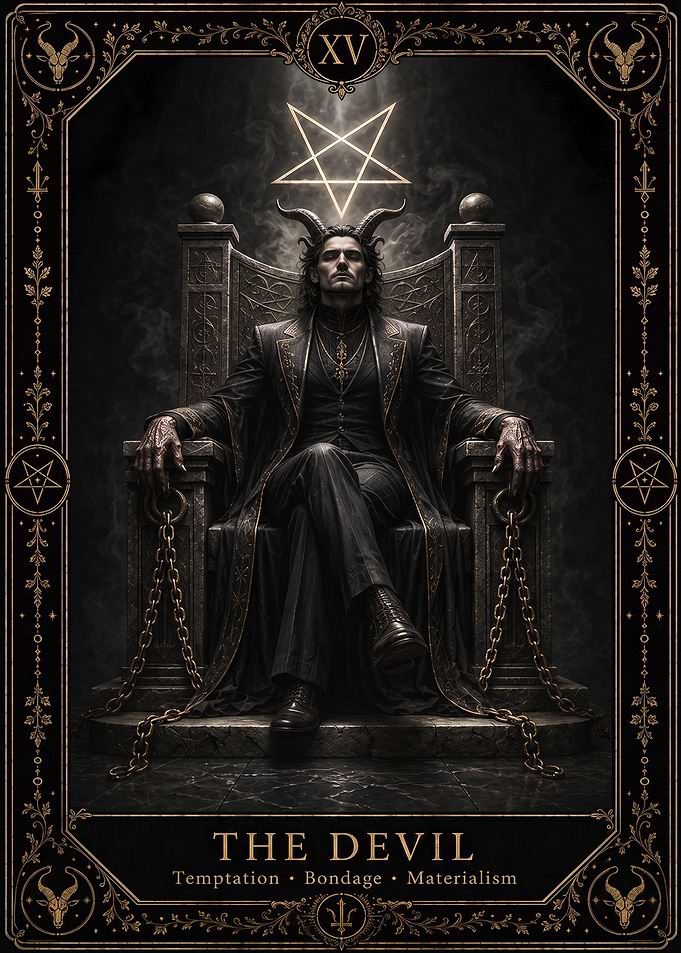 The Devil Tarot Card Illustration