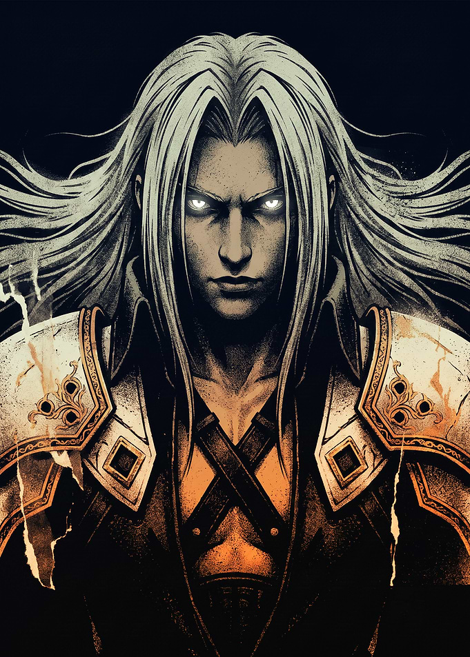 Sephiroth Final Fantasy Portrait