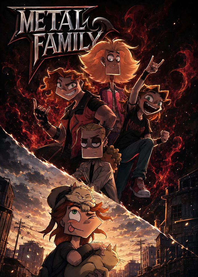 Metal Family Animated Series Poster