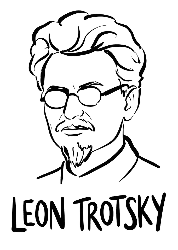 Leon Trotsky Illustration