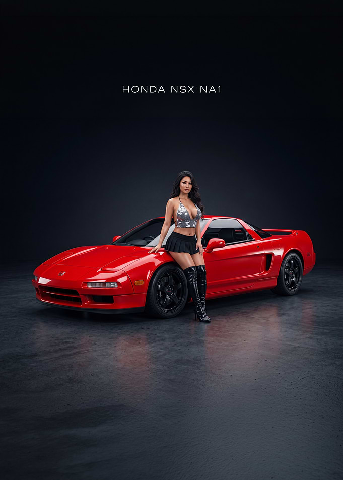 Honda NSX NA1 Car Poster