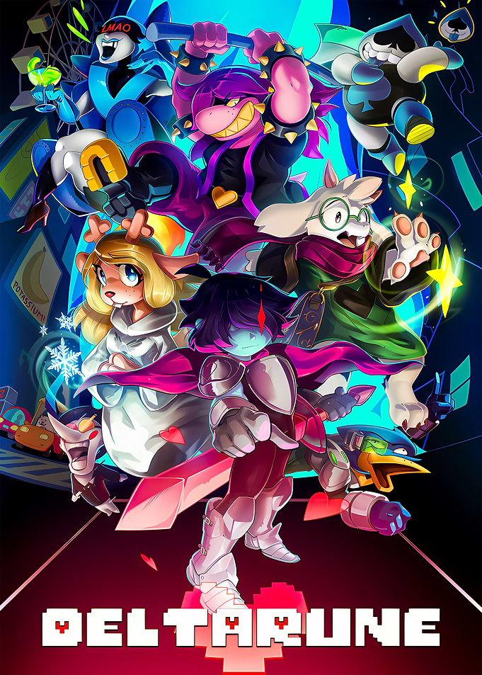 Deltarune Cast Ensemble Poster