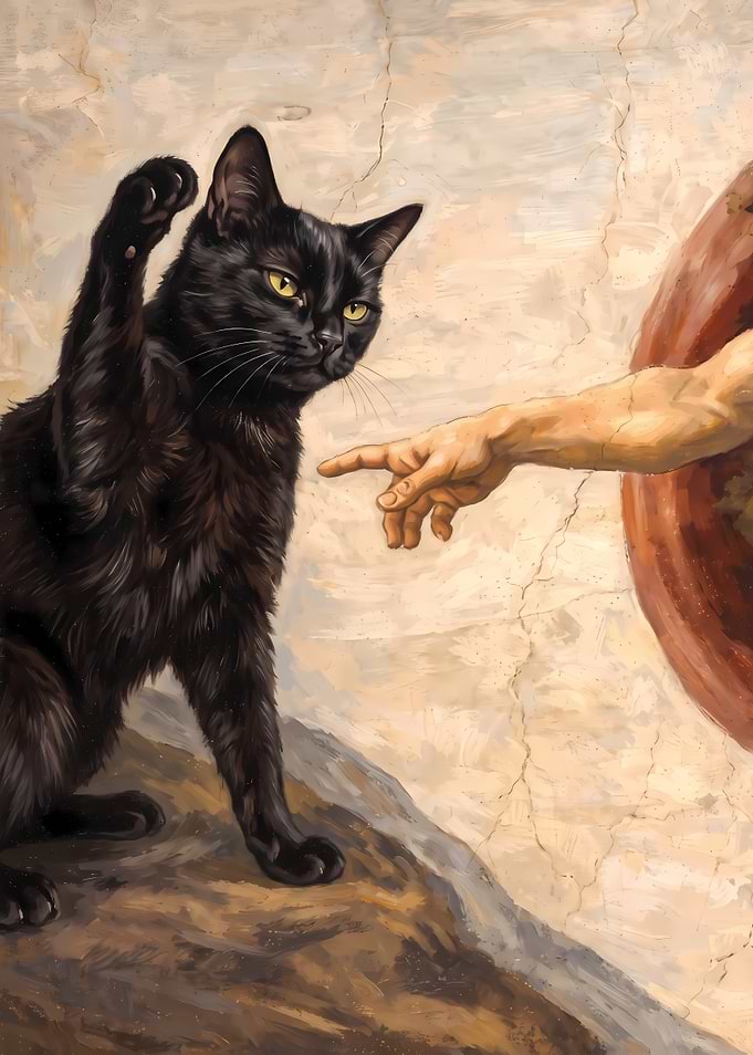 Black Cat and God's Hand
