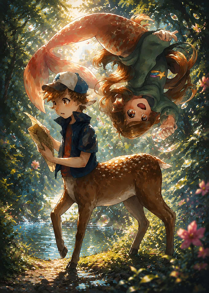 Gravity Falls Fantasy Forest Adventure