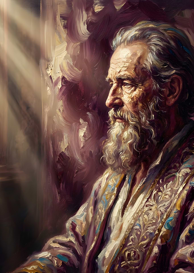 Portrait of an Elderly Wise Man