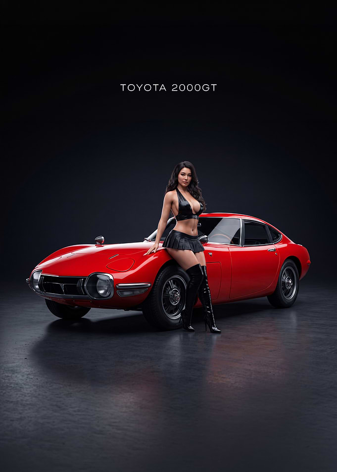 Toyota 2000GT Car Poster