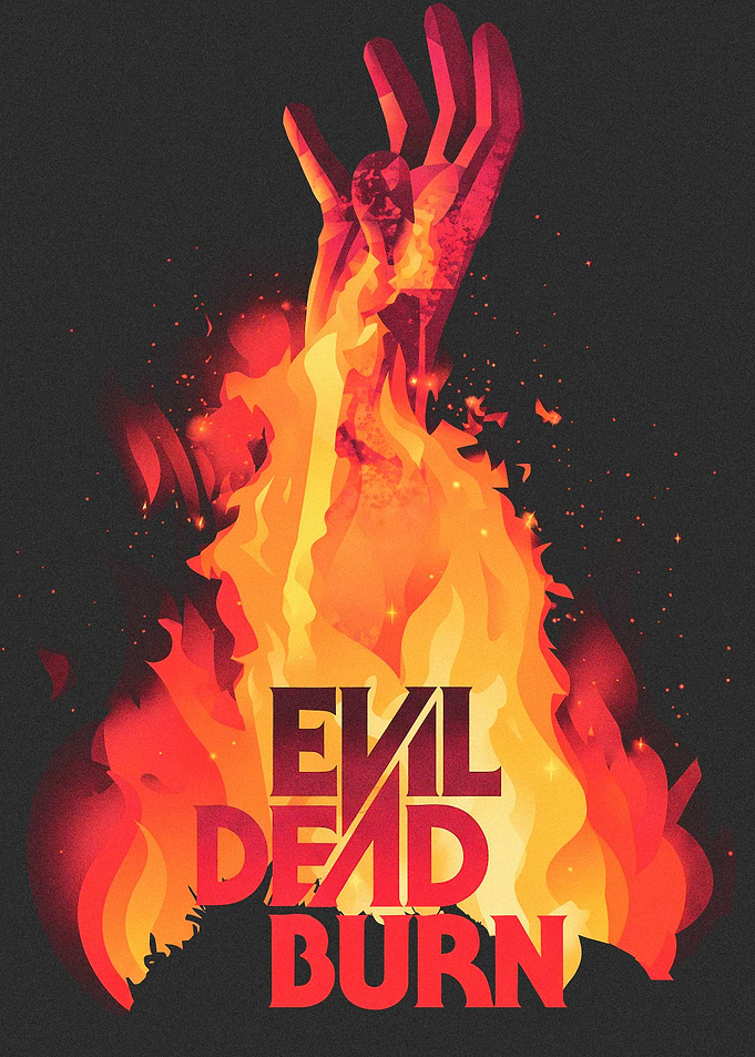 Evil Dead Burn Poster Art