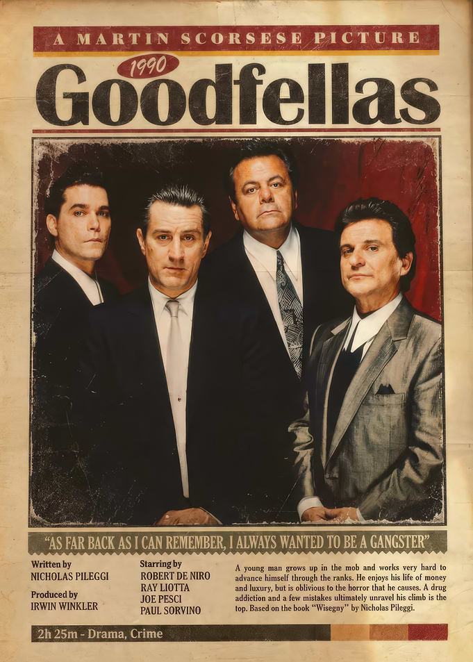Goodfellas 1990 Movie Poster