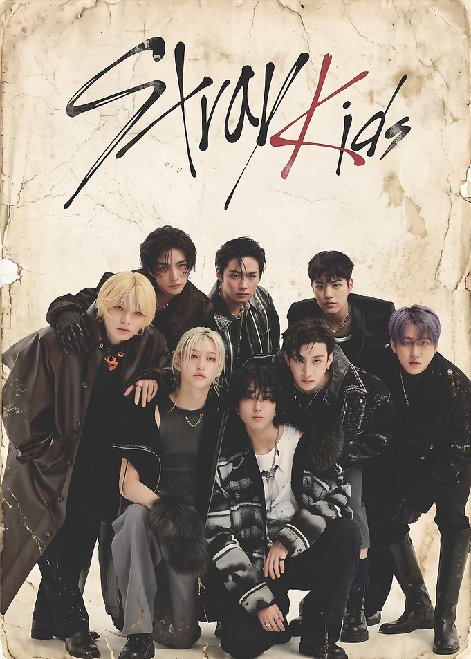 Stray Kids Group Portrait Poster