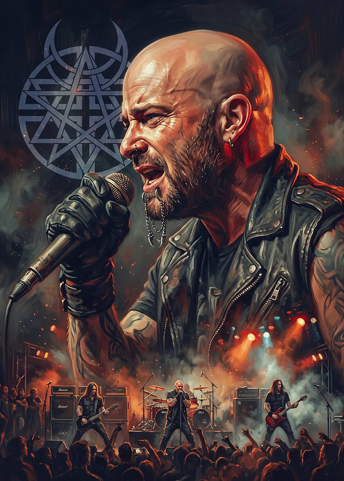 Disturbed Band Live Concert Poster