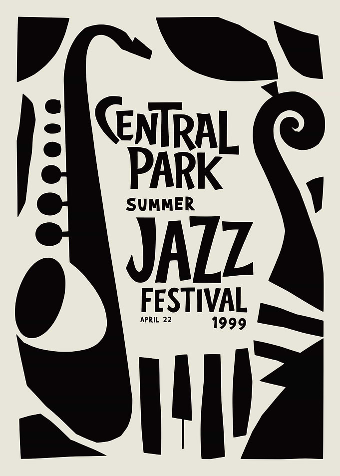 Central Park Summer Jazz Festival Poster