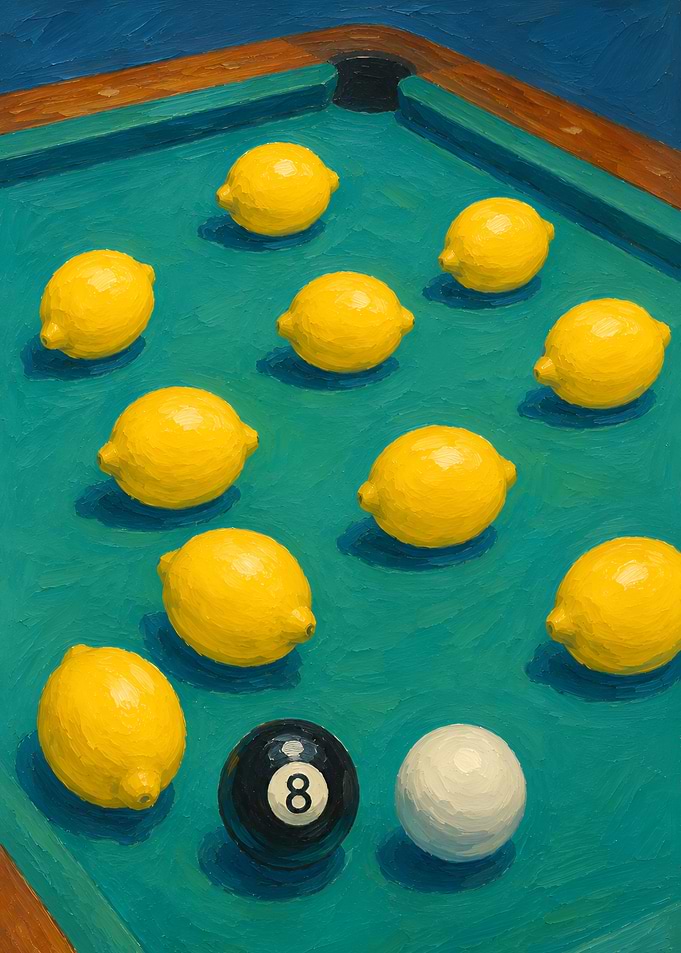 Lemons on a Pool Table