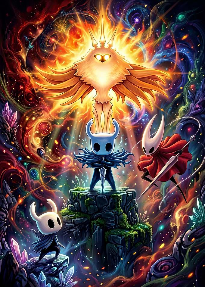 Hollow Knight Characters and The Radiance