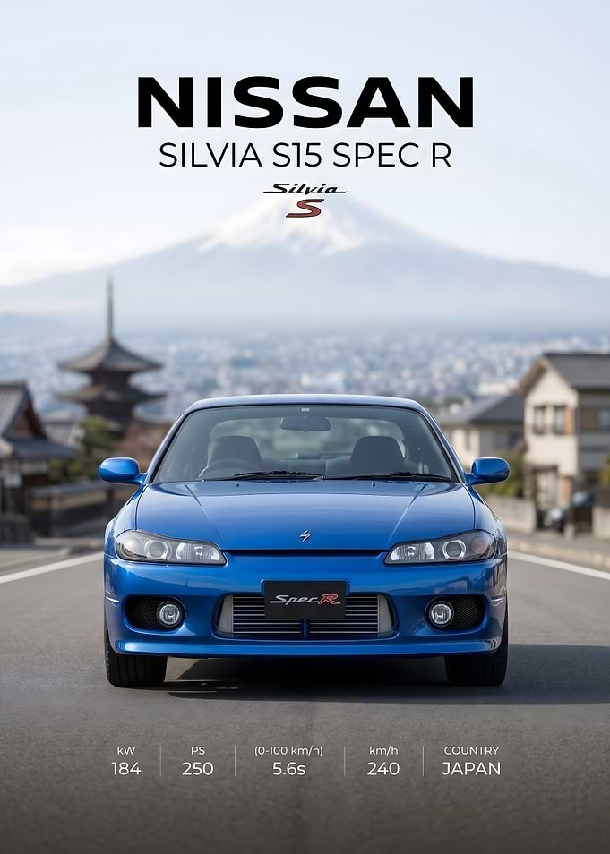 Nissan Silvia S15 Spec R Poster