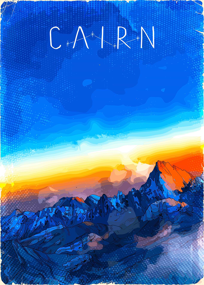Cairn Mountain Sunset Poster