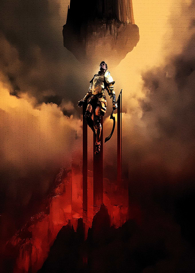 Knight Ascending to a Dark Tower