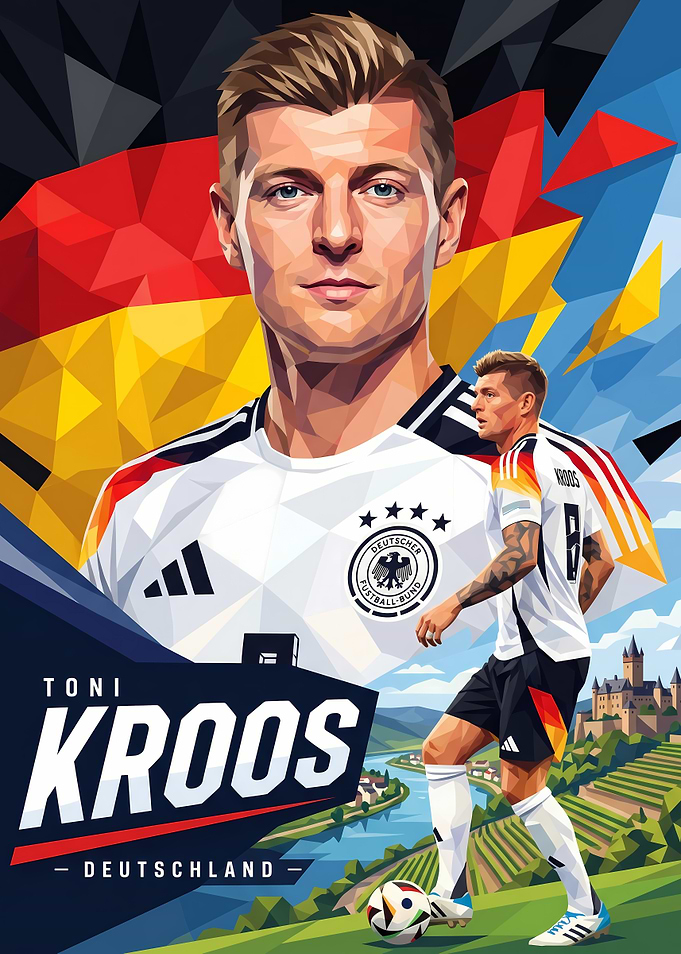Toni Kroos Germany Football Poster