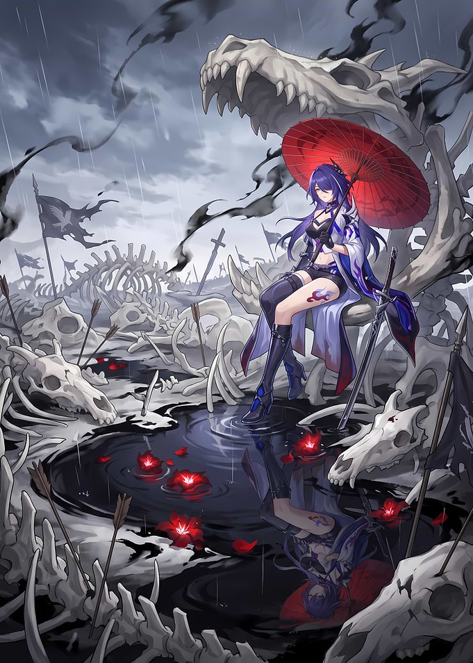 Acheron Sitting Amidst Bones and Rain
