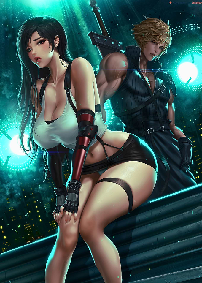 Tifa Lockhart and Cloud Strife